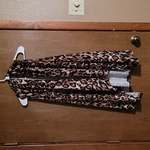 Leopard print vest
